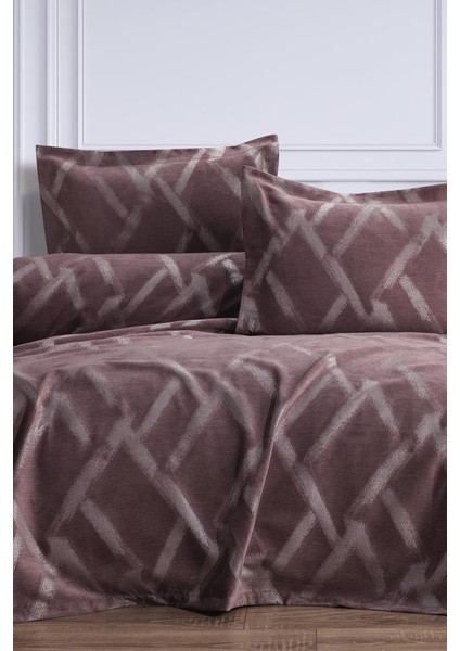 Nisan 3 Parça Çift Kişilik Pike Takımıı 240X260 Pudra
