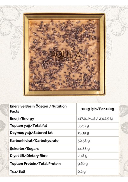 Cevizli Kakao Nibslı Karamel Çikolata 250 gr – Premium Gurme El Yapımı Çikolata indirimleri