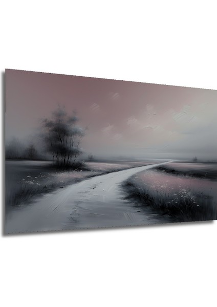 Pembe Tonlu Yolculuk Yağlı Boya Görünümlü Dekoratif Ahşap Ev/işyeri/ofis Kare Tablo modelleri