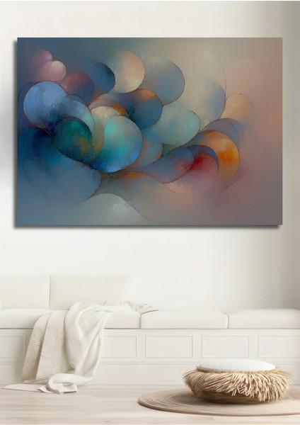 Pastel Rüya Geometrik Modern Sanat Dekoratif Ahşap Ev/işyeri/ofis Kare Tablo