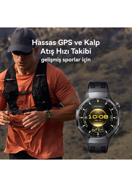 Watch GT 6 Pro 46 mm - Siyah indirimleri