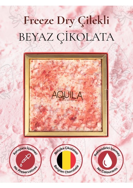 Freeze Dry Çilekli Beyaz Çikolata 250 gr fiyatları