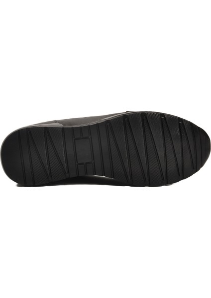 Siyah Hakiki Deri Erkek Casual Ayakkabı 2720-1 M indirimleri