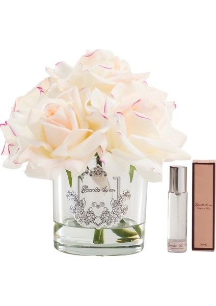 Krem Pembe 5 Gül Gümüş