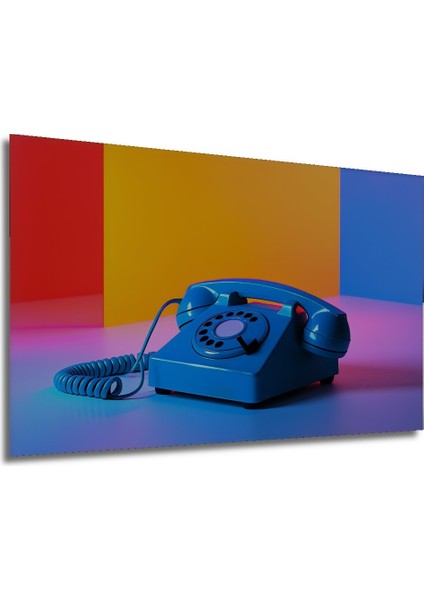 Retro Telefon Modern Sanat Dekoratif Ahşap Ev/işyeri/ofis Kare Tablo modelleri