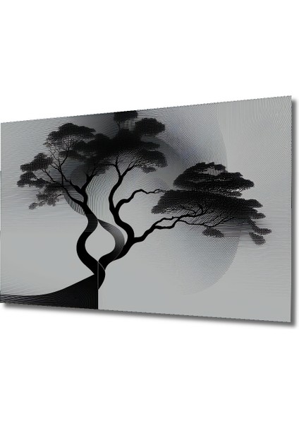 Modern Çizgisel Ağaç Sanatı Dekoratif Ahşap Ev/işyeri/ofis Kare Tablo fiyatları