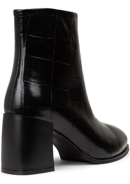 Kadın Siyah Fermuarlı Bot - K0945ZSYHC01 fiyatları