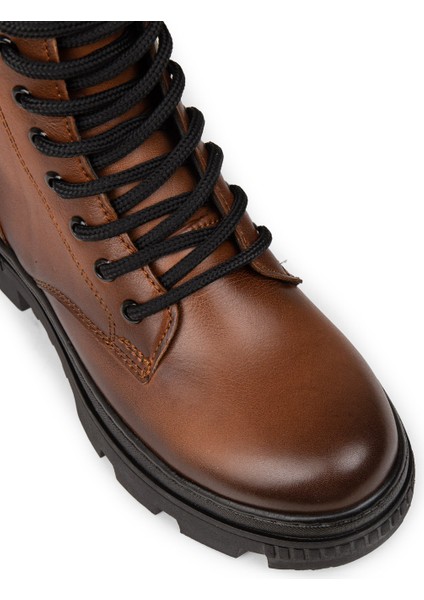 Kadın Taba Rengi Hakiki Deri Postal Bot - SE490ZTBAE01 indirimleri