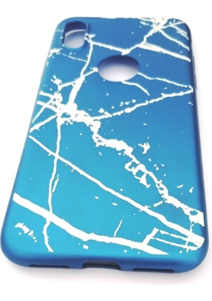 ESLIFETECH26AKSESUAR Iphonex Uyumlu Mavi-Beyaz Çizgi Desenli Silikon Arka Koruma Kılıf fiyatları