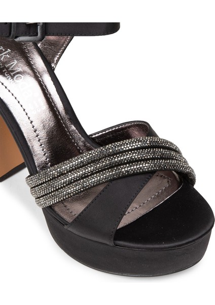 Kadın Siyah Platform Topuk Abiye Ayakkabı - K2026ZSYHM01 modelleri