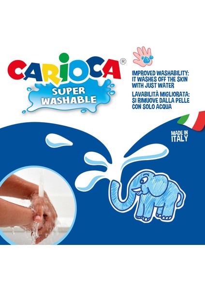 Jumbo Süper Yıkanabilir Keçeli Boya Kalemi 24’lü modelleri