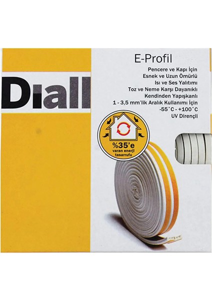 Kapı Pencere Bandı E-P-D Çeşitleri 20M, Standart