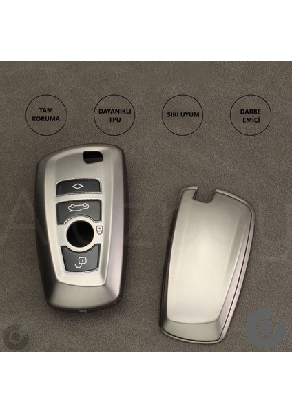 Bmw 1 3 5 7 Serisi F30 F25 F20 F18 F16 F15 F10 & X1 X3 X4 X5 Titan Gritpu Anahtar Kılıfı modelleri