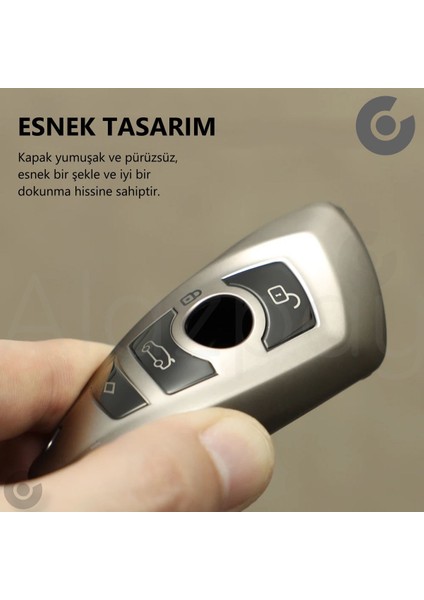 Bmw 1 3 5 7 Serisi F30 F25 F20 F18 F16 F15 F10 & X1 X3 X4 X5 Titan Gritpu Anahtar Kılıfı fırsatları