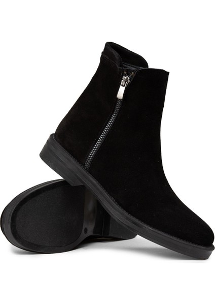 Kadın Hakiki Süet Siyah Günlük Bot - Z1584ZSYHC03 modelleri