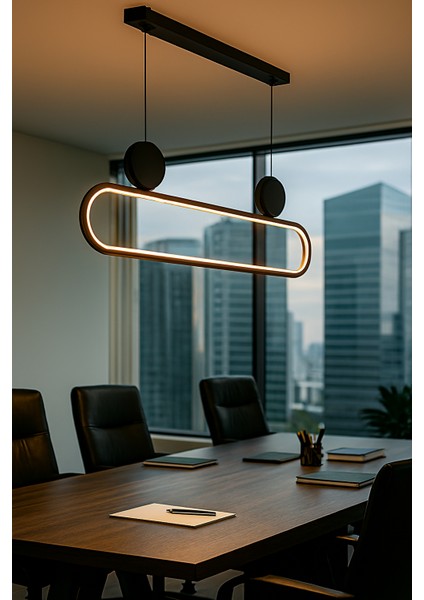 Dorbien Kaykay Modern Avize LED 26W 80x10cm Alüminyum Profil Siyah Dorbien-EV-10381-BSY fiyatları