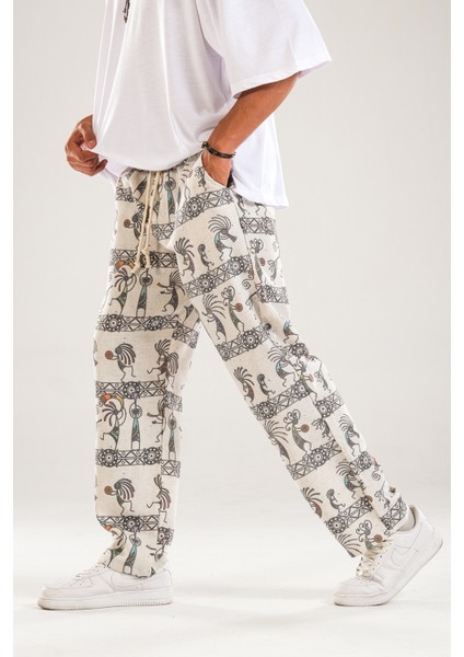 Desenli Baggy Pantolon fiyatları