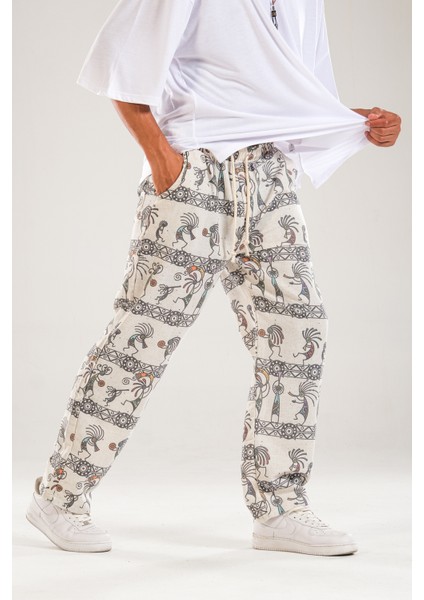 Desenli Baggy Pantolon modelleri
