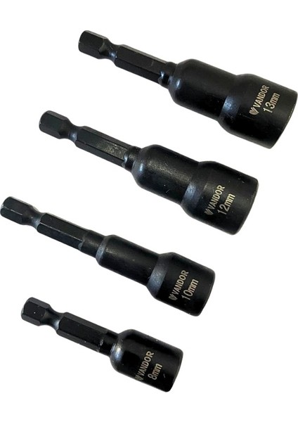 Vandor Manyetik Somun Tutucu Impact Adaptör Pipo (Lokma-Çatı Vida Adaptörü) 8*48 ( 1 Adet )