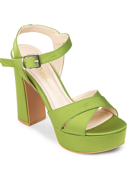 Kadın Yeşil Abiye Ayakkabı - K2023ZYSLM02 indirimleri