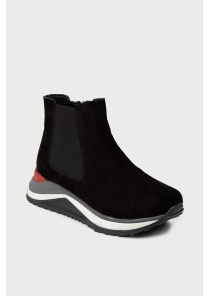 Kadın Hakiki Süet Siyah Chelsea Bot - Z1612ZSYHC01 indirimleri