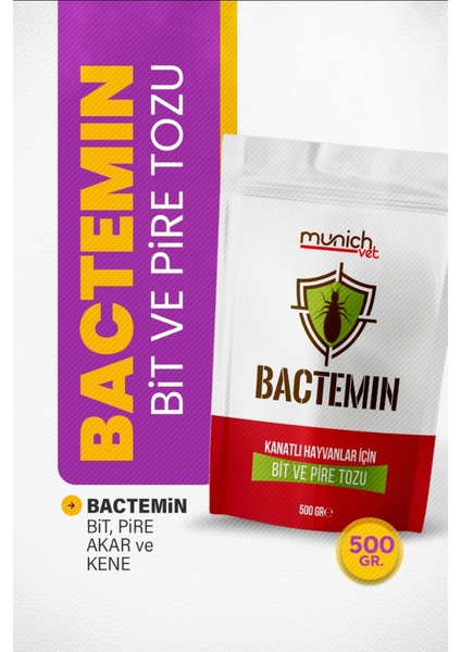 Bactemin Kanatlı Hayvan Bit Pire Tozu 500GR