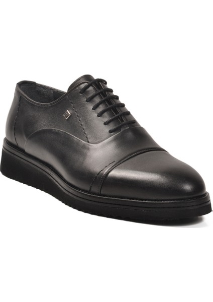 Siyah Eva Taban Hafif Hakiki Deri Erkek Klasik Ayakkabı 3250 M fırsatları