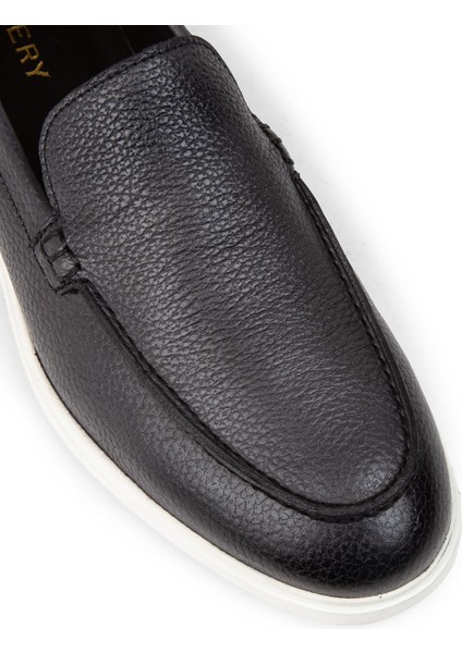 Erkek Hakiki Deri Gri Loafer Ayakkabı - 01957MGRIE02 indirimleri