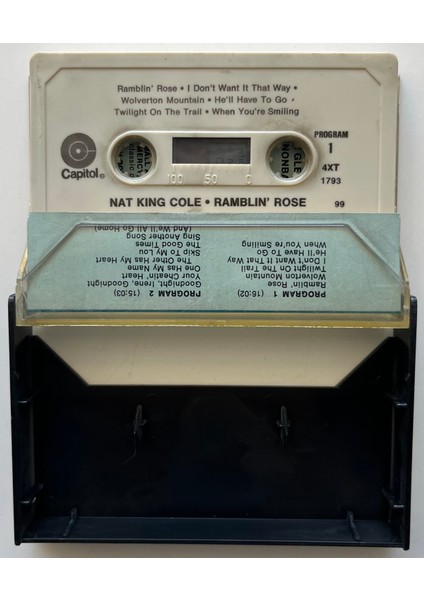 Nat King Cole Ramblin' Rose Kaset (Orijnal Dönem Baskı Kaset) fiyatları