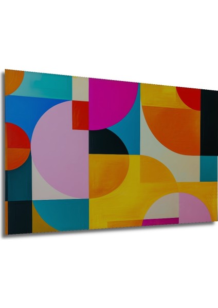 Geometrik Dans Modern Sanat Dekoratif Ahşap Ev/işyeri/ofis Kare Tablo modelleri