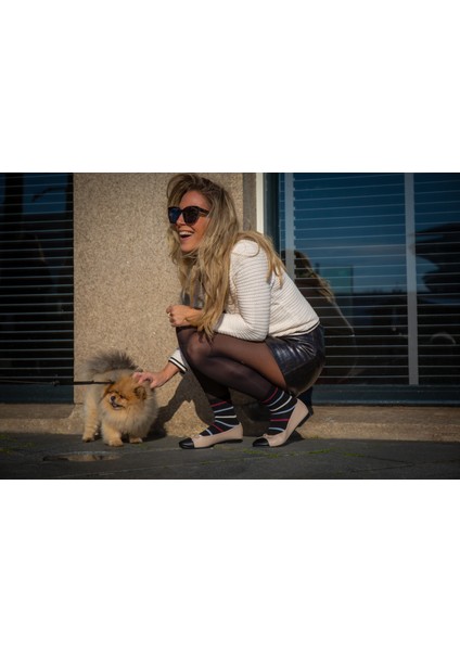 Kadın Bambu Çorap 3'lü Paket Bordo Siyah Pembe Çizgili (Beden 36-41) fiyatları