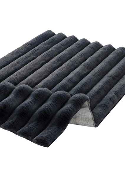 Linio Peluş Halı 8056 Antrasit