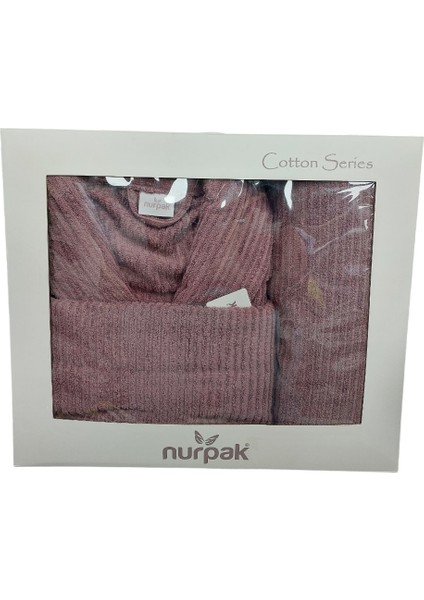 Tek Kişilik Bornoz Seti Şalyaka-Ekol Mürdüm (Beden L-Xl) fiyatları