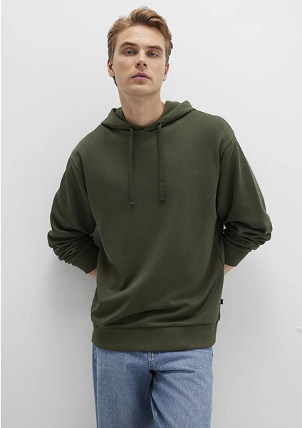 Kapüşonlu Haki Sweatshirt 0S10417-71545