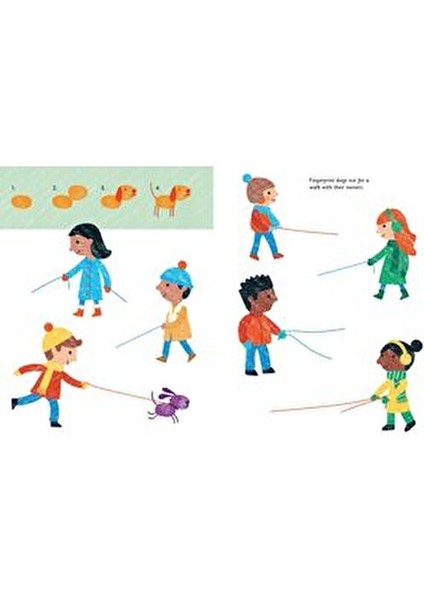 Fingerprint Activities Cats And Dogs - Fiona Watt indirimleri