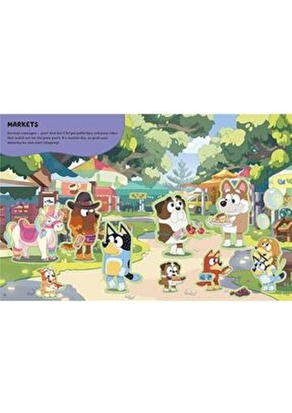 Bluey - Lets Stick Sticker Scenes Book