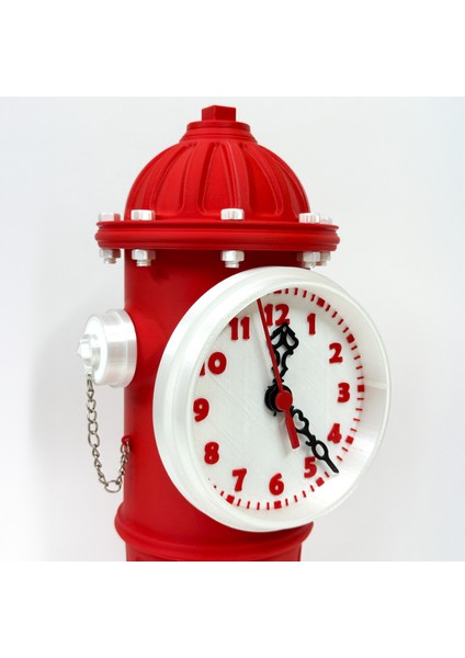 Yangın Musluğu Tasarımlı Masaüstü Saat – Dekoratif & Işlevsel modelleri