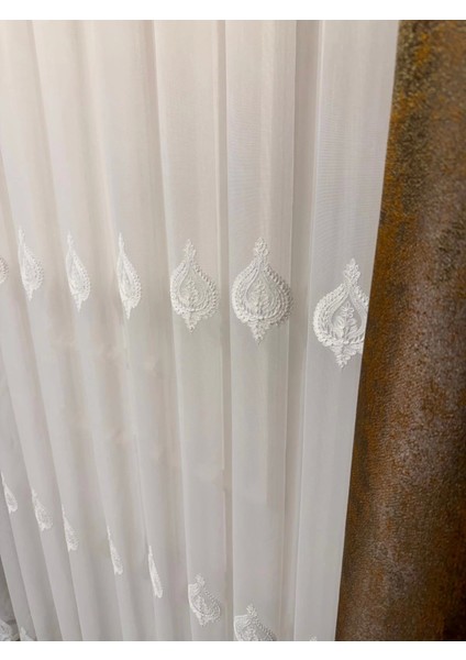 Nivemeshome Narden 1/3 Sık Pileli Tül Perde Apm indirimleri