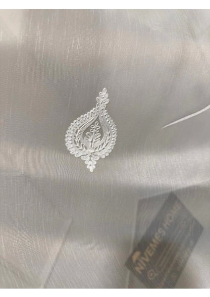 Nivemeshome Narden 1/3 Sık Pileli Tül Perde Apm