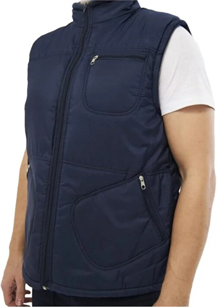 Kd Iş Giyim Lacivert Şişme Yelek