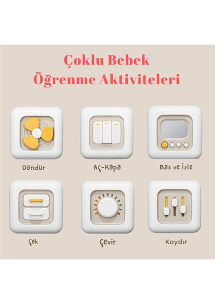 Montessori 6'sı 1 Arada Eğitici Aktivite Küpü fiyatları