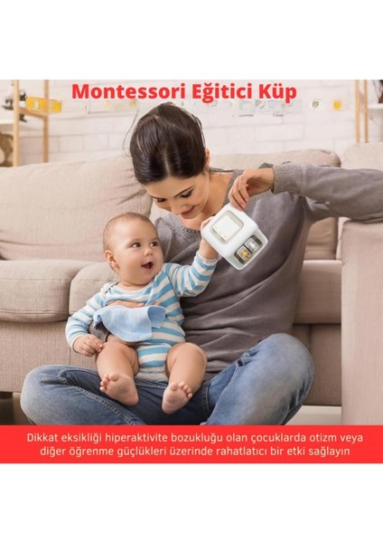 Montessori 6'sı 1 Arada Eğitici Aktivite Küpü indirimleri