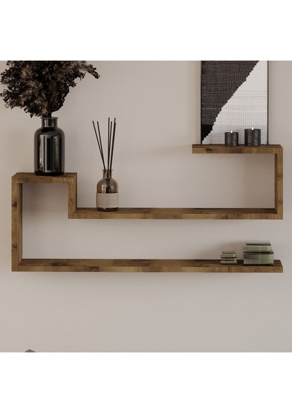 Ravi Dekoratif Duvar Rafı, Modern Kitaplık ve Raf Ünitesi