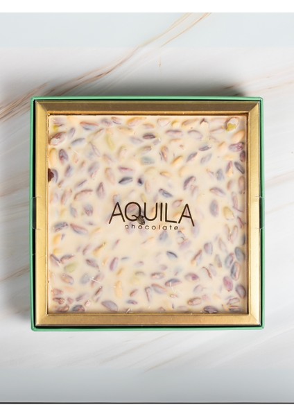 Antep Fıstıklı Beyaz Çikolata 250 gr