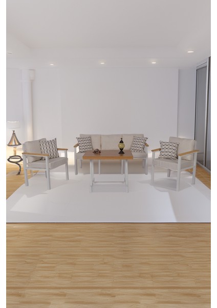 Balkon Mobilyası, Bahçe Takımı, Kafe Koltuğu, Bekleme Alanı Koltuğu, 1 +1 + 3+ Masa modelleri