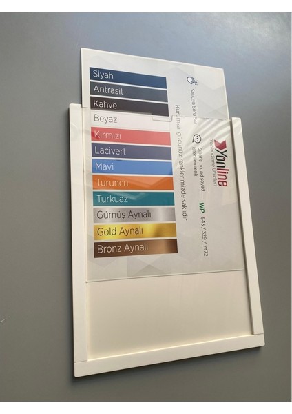 10 Adet A4 Beyaz Belge Sertifika Çerçevesi Kendinden Yapışkanlı Kolay Değiştirilebilir Föylük