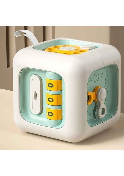 Montessori 6'sı 1 Arada Eğitici Aktivite Küpü