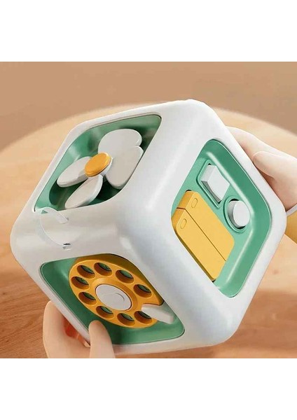 Montessori 6'sı 1 Arada Eğitici Aktivite Küpü fiyatları