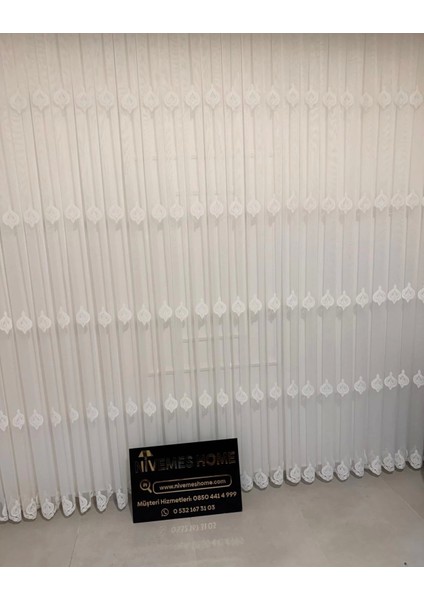 Nivemeshome Narden 1/3 Sık Pileli Tül Perde Apm fiyatları