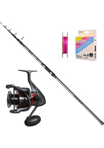 Ceymar 8000 - Okuma Alaris 420CM Surf Olta Seti